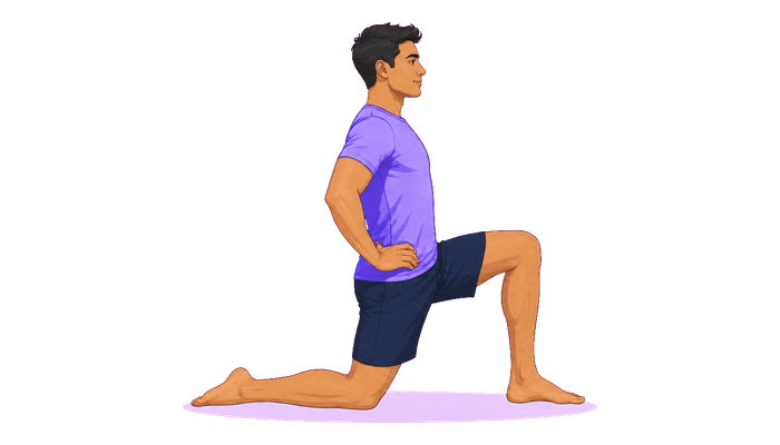 Hip Flexor Stretch exercise illustration